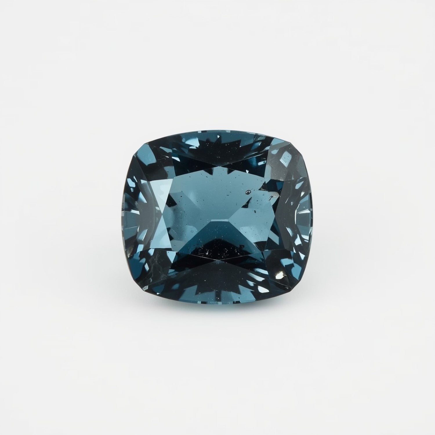 Swiss Blue Topaz 1PC Chunky 13x13 MM Cushion Faceted Blue Natural Semi Precious Gems