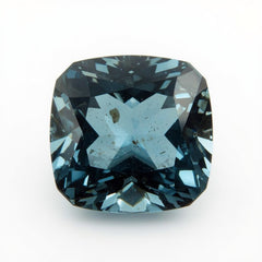 Swiss Blue Topaz 1PC Chunky 15x15 MM Cushion Faceted Blue Superior Semi Precious Loose Gemstone