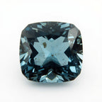 Swiss Blue Topaz 1PC Chunky 16x16 MM Cushion Faceted Blue Pure Semi Precious Loose Gemstones