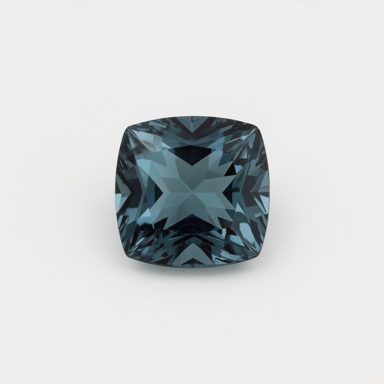 Swiss Blue Topaz 1PC Tiny 6x6 MM Cushion Faceted Blue Polished Semi Precious Loose Gems