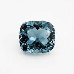 Swiss Blue Topaz 1PC Small 8x8 MM Cushion Faceted Blue Luster Semi Precious Loose Gemstones