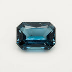 Swiss Blue Topaz 1PC Large 10x12 MM Emerald Faceted Blue Pure Semi Precious Loose Gems