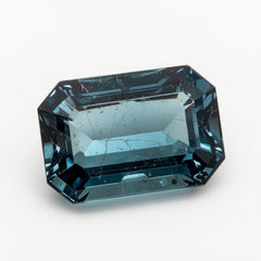 Swiss Blue Topaz 1PC Chunky 13x18 MM Emerald Faceted Blue Sparkling Semi Precious Gems