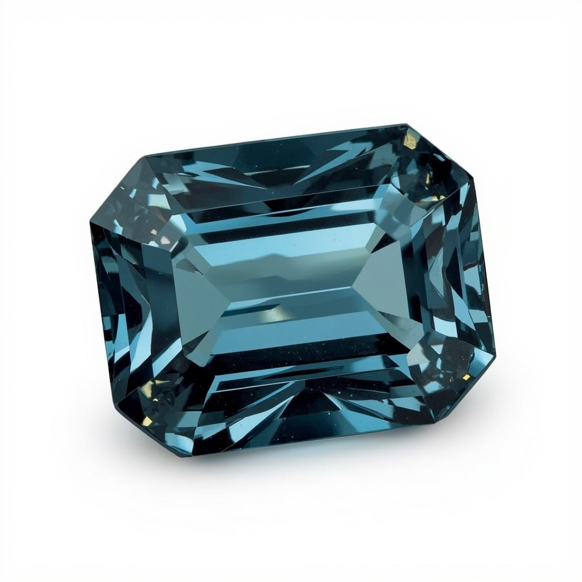 Swiss Blue Topaz 1PC Chunky 15x20 MM Emerald Faceted Blue Polished Semi Precious Loose Gems