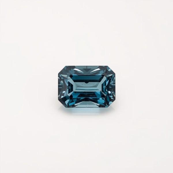 Swiss Blue Topaz 1PC Tiny 3x5 MM Emerald Faceted Blue Polished Semi Precious Loose Gemstones