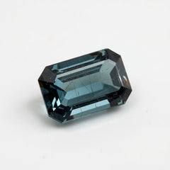 Swiss Blue Topaz 1PC Small 6x9 MM Emerald Faceted Blue Shine Semi Precious Loose Gemstones