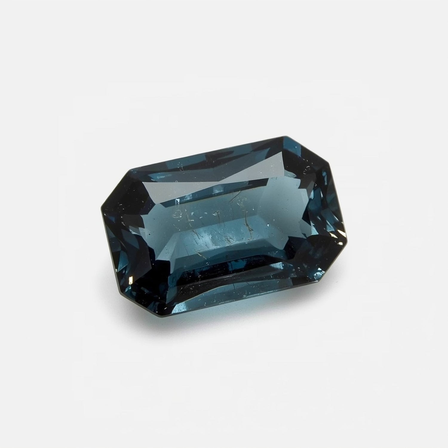 Swiss Blue Topaz 1PC Medium 8x10 MM Emerald Faceted Blue Natural Semi Precious Loose Gemstone Второстепенное изображение товара