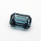 Swiss Blue Topaz 1PC Large 9x11 MM Emerald Faceted Blue Genuine Semi Precious Loose Gemstones