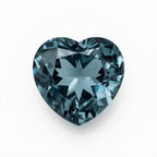 Swiss Blue Topaz 1PC Chunky 14x14 MM Heart Faceted Blue Genuine Semi Precious Loose Gems