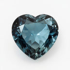 Swiss Blue Topaz 1PC Chunky 16x16 MM Heart Faceted Blue Pure Semi Precious Loose Gemstones