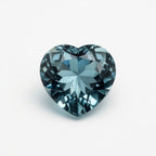 Swiss Blue Topaz 10PC Tiny 3x3 MM Heart Faceted Blue Fiery Semi Precious Loose Gemstone