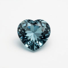 Swiss Blue Topaz 10PC Tiny 3x3 MM Heart Faceted Blue Fiery Semi Precious Loose Gemstone