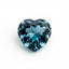 Swiss Blue Topaz 1PC Tiny 5x5 MM Heart Faceted Blue Sparkling Semi Precious Gems