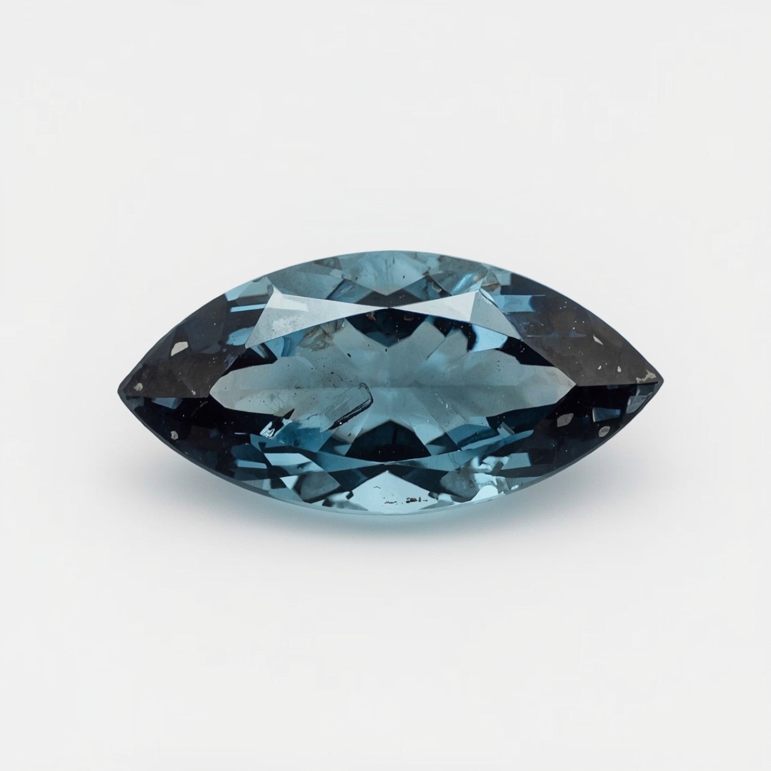 Swiss Blue Topaz 10PC Tiny 2x4 MM Marquise Faceted Blue Genuine Semi Precious Loose Gemstones Второстепенное изображение товара