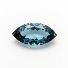 Swiss Blue Topaz 1PC Medium 7x14 MM Marquise Faceted Blue Polished Semi Precious Loose Gems