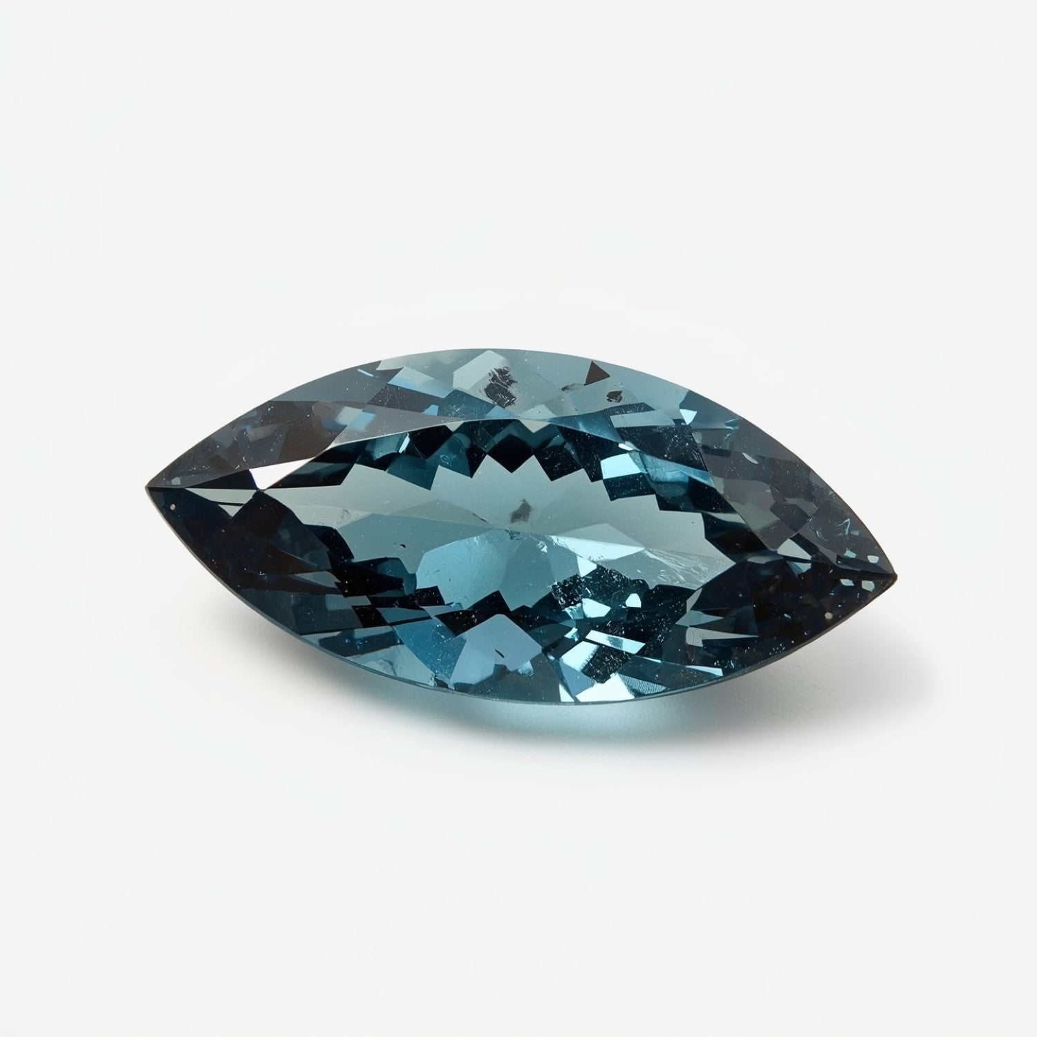 Swiss Blue Topaz 1PC Medium 7x14 MM Marquise Faceted Blue Polished Semi Precious Loose Gems Secondary image