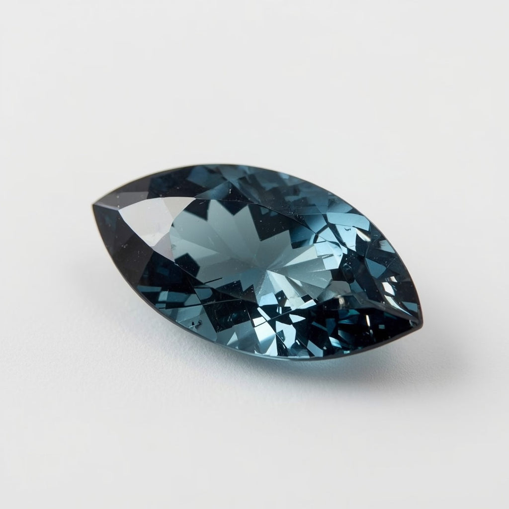 Swiss Blue Topaz 1PC Large 8x16 MM Marquise Faceted Blue Splendid Semi Precious Loose Gemstone