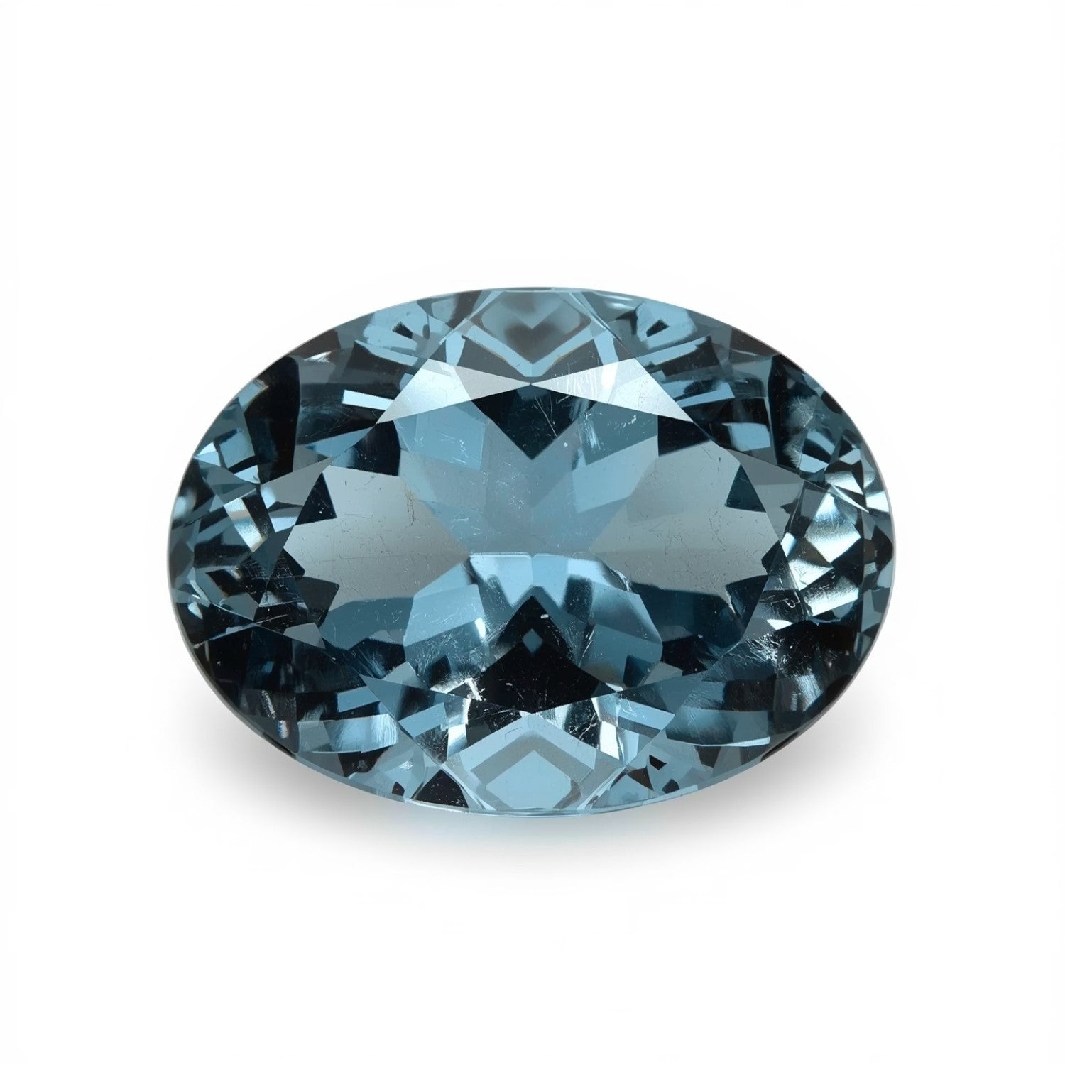 Swiss Blue Topaz 1PC Chunky 12x16 MM Oval Faceted Blue Polished Semi Precious Loose Gemstones Image principale du produit