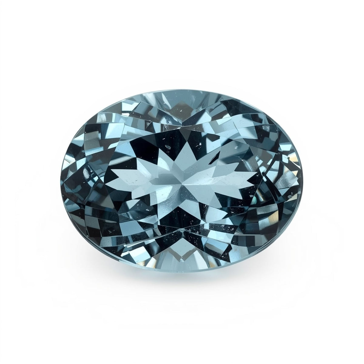 Swiss Blue Topaz 1PC Chunky 15x20 MM Oval Faceted Blue Luster Semi Precious Loose Gems