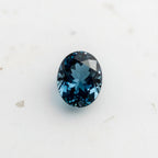 Swiss Blue Topaz 1PC Tiny 3x5 MM Oval Faceted Blue Luster Semi Precious Loose Gemstones