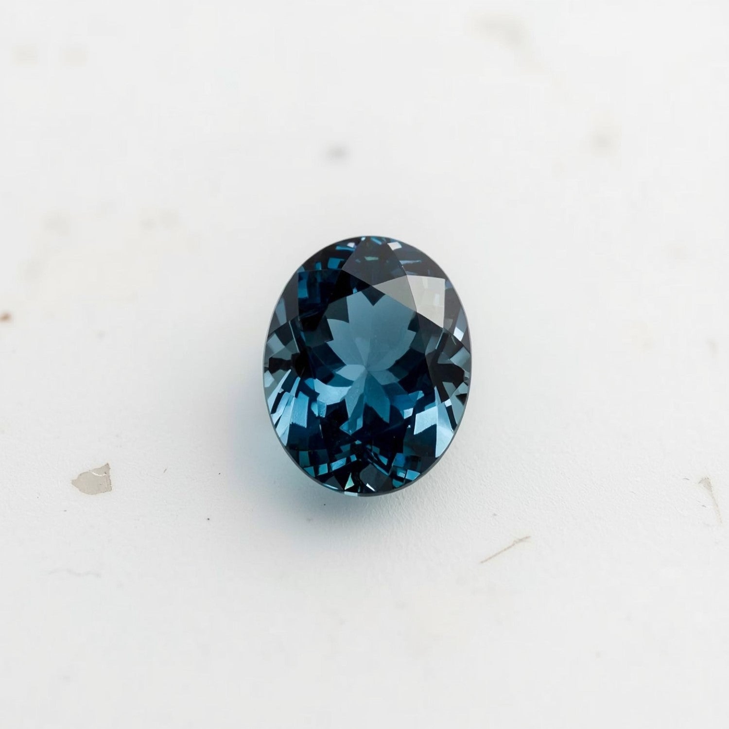 Swiss Blue Topaz 1PC Tiny 3x5 MM Oval Faceted Blue Luster Semi Precious Loose Gemstones