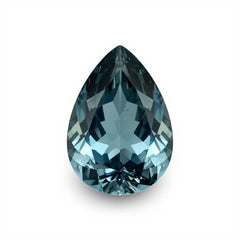 Swiss Blue Topaz 1PC Chunky 12x16 MM Pear Faceted Blue Pure Semi Precious Loose Gems