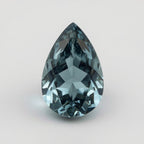 Swiss Blue Topaz 1PC Chunky 12x16 MM Pear Faceted Blue Pure Semi Precious Loose Gems