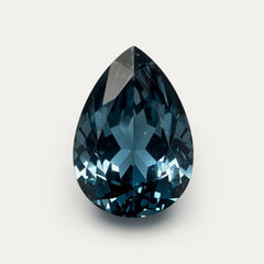 Swiss Blue Topaz 1PC Chunky 13x18 MM Pear Faceted Blue Fiery Semi Precious Loose Gemstone