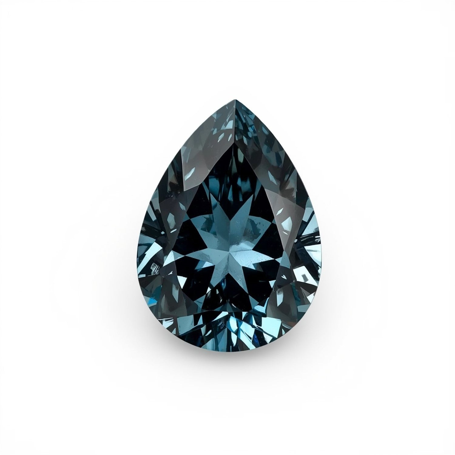 Swiss Blue Topaz 1PC Tiny 4x6 MM Pear Faceted Blue Sparkling Semi Precious Loose Gemstone