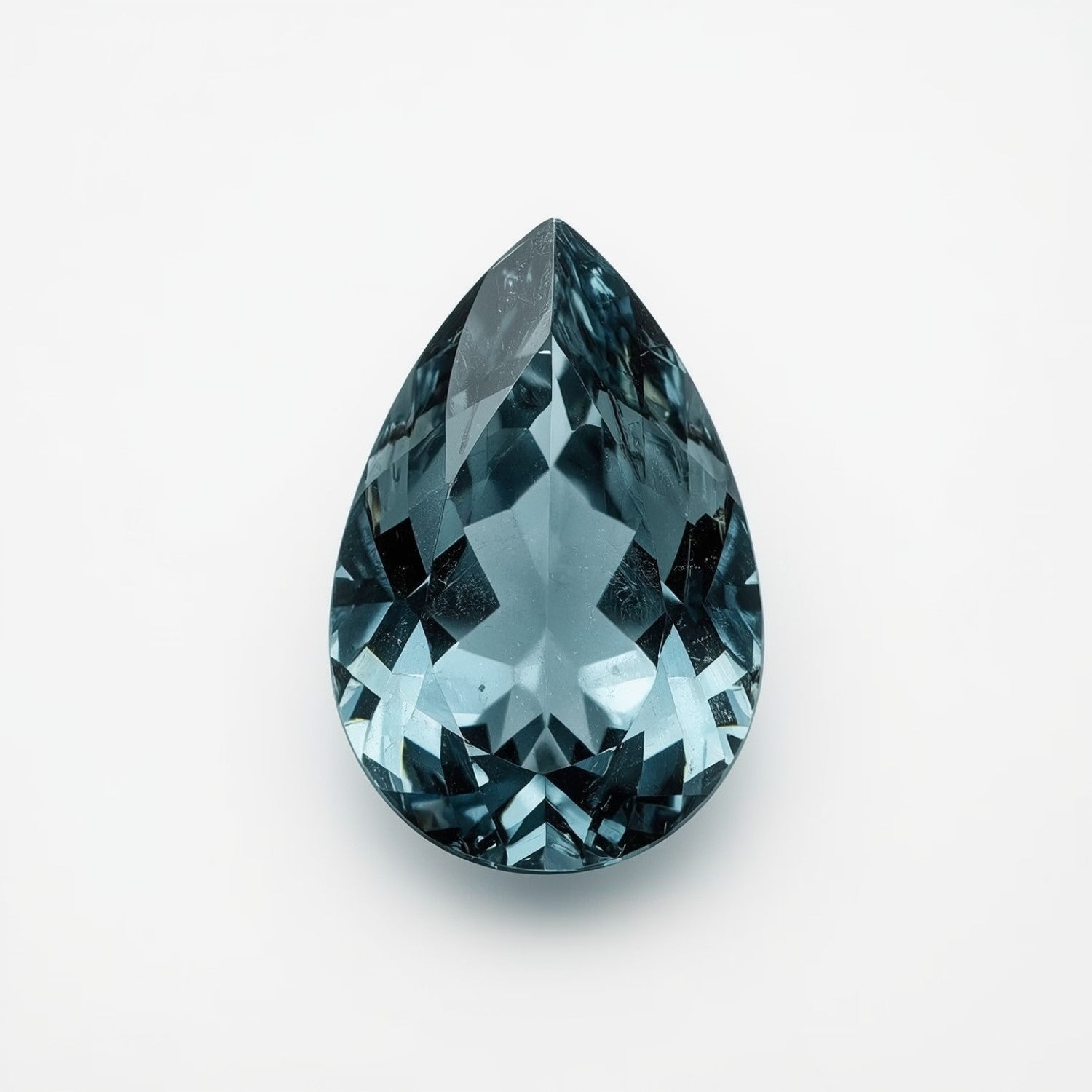 Swiss Blue Topaz 1PC Tiny 5x7 MM Pear Faceted Blue Polished Semi Precious Loose Gemstones Sekundär produktbild