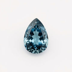 Swiss Blue Topaz 1PC Medium 7x10 MM Pear Faceted Blue Shine Semi Precious Loose Gemstones