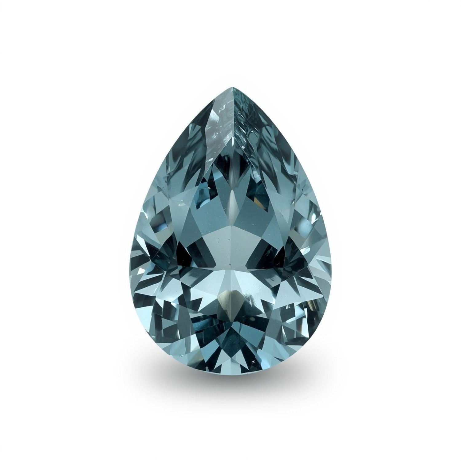 Swiss Blue Topaz 1PC Large 9x11 MM Pear Faceted Blue High-Quality Semi Precious Loose Gems