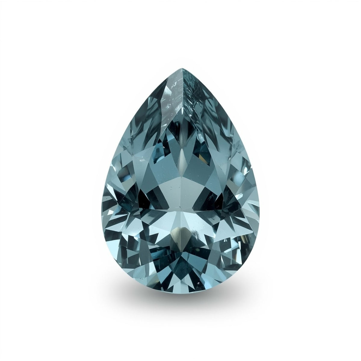 Swiss Blue Topaz 1PC Large 9x11 MM Pear Faceted Blue High-Quality Semi Precious Loose Gems