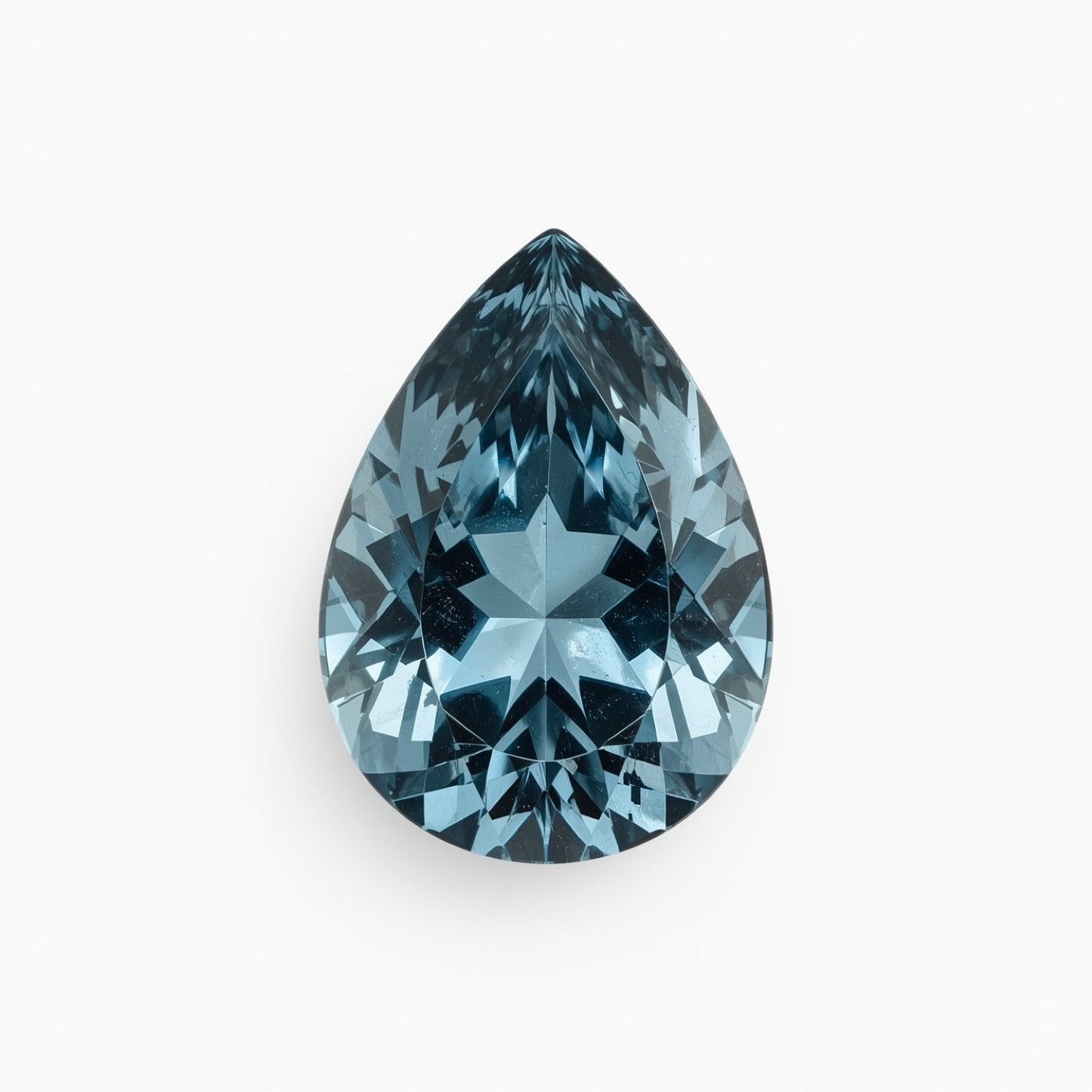 Swiss Blue Topaz 1PC Large 9x11 MM Pear Faceted Blue High-Quality Semi Precious Loose Gems Secondary image