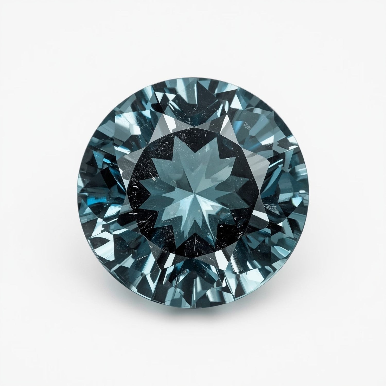 Swiss Blue Topaz 1PC Large 10x10 MM Round Faceted Blue Shine Semi Precious Loose Gems Main image