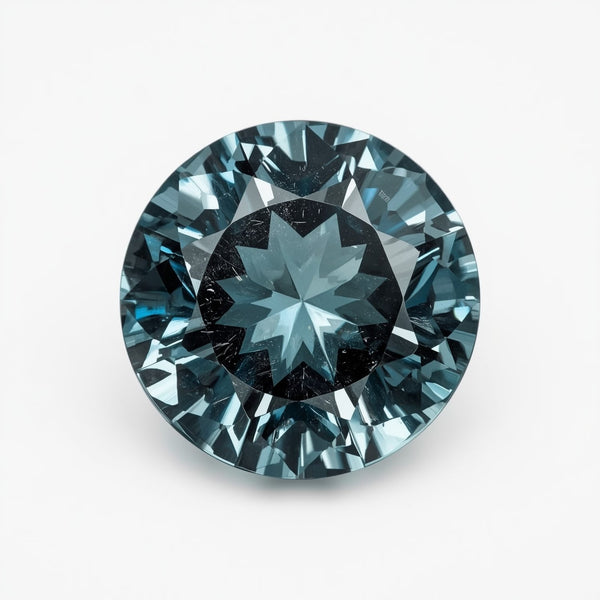 Swiss Blue Topaz 1PC Large 10x10 MM Round Faceted Blue Shine Semi Precious Loose Gems