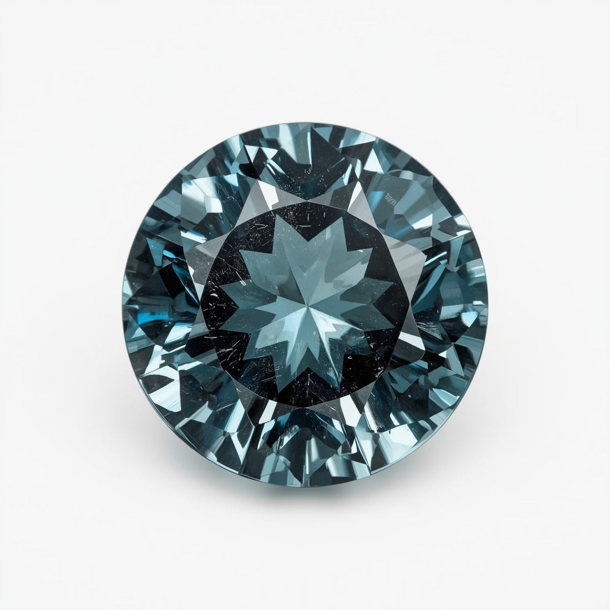 Swiss Blue Topaz 1PC Large 10x10 MM Round Faceted Blue Shine Semi Precious Loose Gems