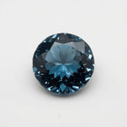 Swiss Blue Topaz 1PC Large 10x10 MM Round Faceted Blue Shine Semi Precious Loose Gems