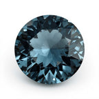 Swiss Blue Topaz 1PC Large 12x12 MM Round Faceted Blue High-Quality Semi Precious Loose Gemstones