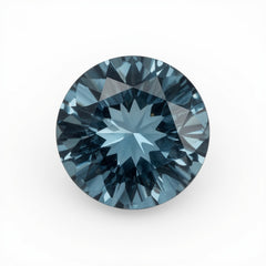 Swiss Blue Topaz 1PC Large 12x12 MM Round Faceted Blue High-Quality Semi Precious Loose Gemstones