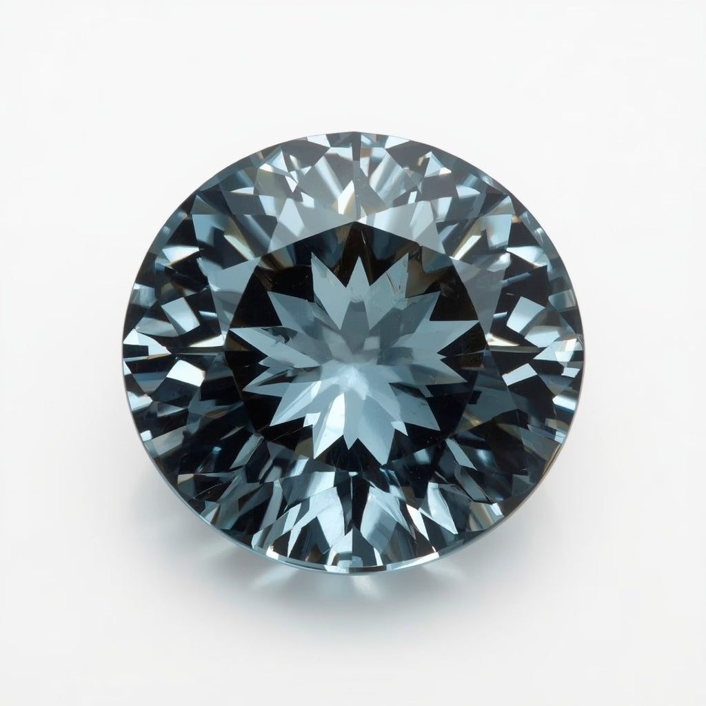 Swiss Blue Topaz 1PC Chunky 16x16 MM Round Faceted Blue Pure Semi Precious Loose Gemstones