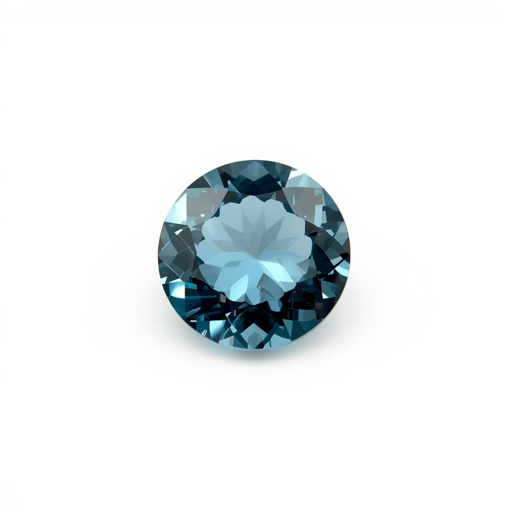 Swiss Blue Topaz 10PC Tiny 3x3 MM Round Faceted Blue Fiery Semi Precious Loose Gemstone