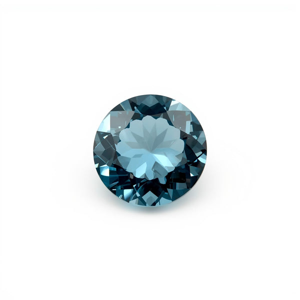 Swiss Blue Topaz 10PC Tiny 3x3 MM Round Faceted Blue Fiery Semi Precious Loose Gemstone
