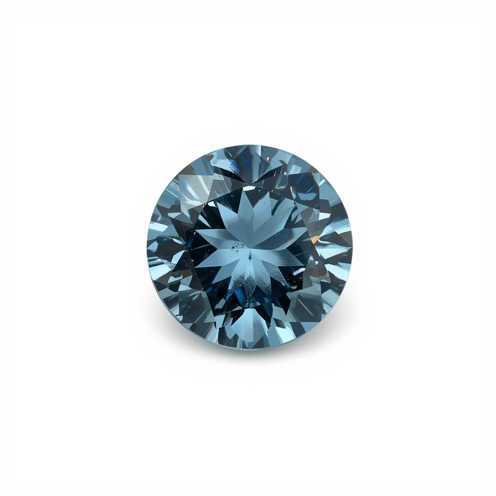 Swiss Blue Topaz 10PC Tiny 4x4 MM Round Faceted Blue Brilliant Semi Precious Loose Gemstones
