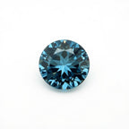 Swiss Blue Topaz 1PC Tiny 5x5 MM Round Faceted Blue Sparkling Semi Precious Gems