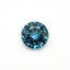 Swiss Blue Topaz 1PC Tiny 5x5 MM Round Faceted Blue Sparkling Semi Precious Gems