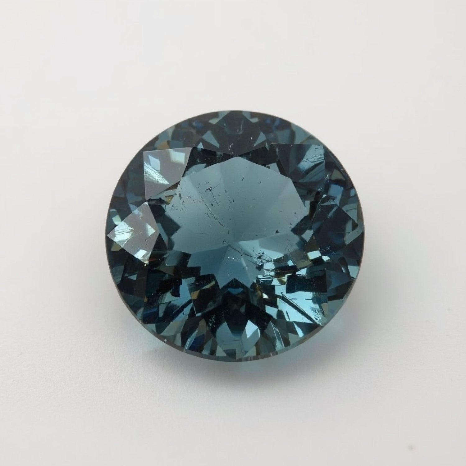 Swiss Blue Topaz 1PC Tiny 6x6 MM Round Faceted Blue Polished Semi Precious Loose Gems