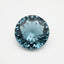 Swiss Blue Topaz 1PC Medium 9x9 MM Round Faceted Blue Lustrous Semi Precious Gems
