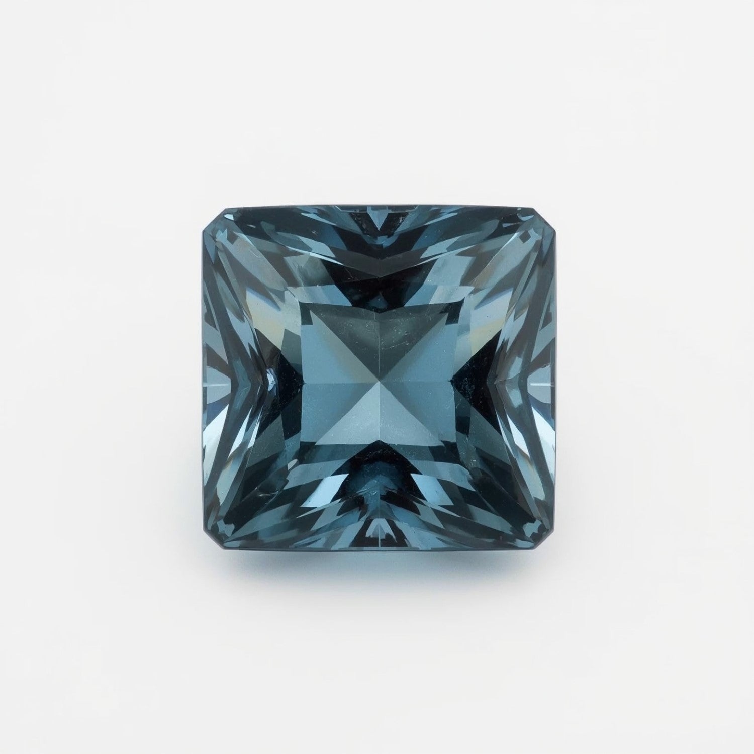 Swiss Blue Topaz 1PC Large 10x10 MM Square Faceted Blue Shine Semi Precious Loose Gems Secondary image