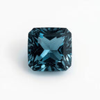 Swiss Blue Topaz 1PC Large 12x12 MM Square Faceted Blue High-Quality Semi Precious Loose Gemstones